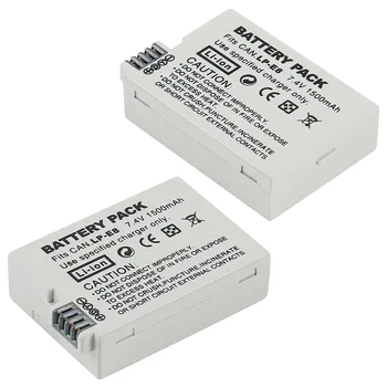 Aukštos Kokybės LP-E8 Battery Pack Bateria LP-E8 Lp E8 Canon 550D 600D 650D 700D X4 X5 X6i X7i T2i T3i T4i T5i DSLR Fotoaparatas 0.11
