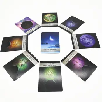 Moonlogy Būrimą Kortomis: Klausti ir Pažinti mitinis likimas būrimą už likimo žaidimai 44 korteles/set