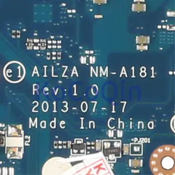 KoCoQin Nešiojamojo kompiuterio motininė plokštė LENOVO Ideapad Z510 PGA947 Mainboard AILZA NM-A181 90004476 HM87 DDR3