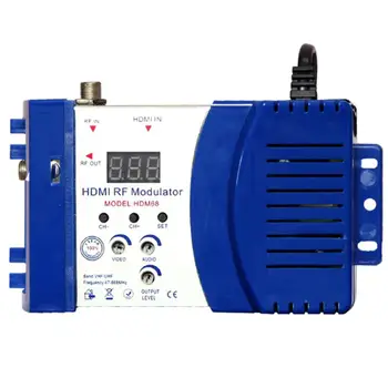 HDM68 Moduliatorius Skaitmeninis HDMI RF Moduliatorius AV RF Konverteris VHF UHF PAL/NTSC Standarto Nešiojamų Moduliatorius ES