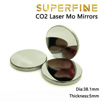 S&F OPTIKA Mo atspindi lazerio veidrodis dia 38.1 storis 5mm CO2 lazerinis graviravimas pjovimo staklės