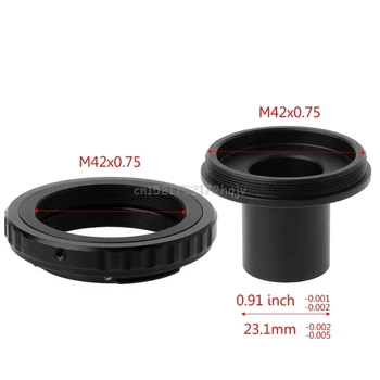 Metalo Kaištiniai, Pritvirtinkite Objektyvo Adapteris 23.2 MM Canon EOS VEIDRODINIŲ Fotoaparatų su Mikroskopu D22 dropship