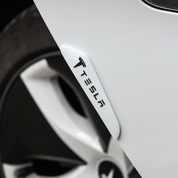 Automobilių Durų Anti-susidūrimo Juostelės, Gumos Raštas Anti-nulio Juostos Išorinė Apdaila Tesla Modifikuoti Priedai