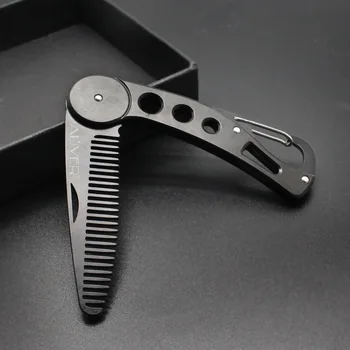 Aliver didelės vietoje nerūdijančio plieno peilis barzda šukos tiesiai šukos vyrų barzdos modeliavimo įrankis šukos