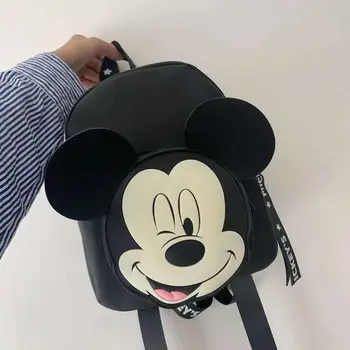 Disney Naujas Animacijos Mokyklos Kuprinė Candy Spalva Vaikų Kuprinė Mergaitėms Mickey Mouse Apdailos Mini Kuprinė