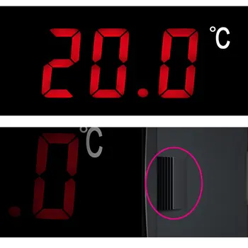 Transporto priemonės Skaitmeninis Termometras Automobilių Inkubatorius Termometras LED Temperatūros Matuoklis Zondas -50~110 C 12V 24V 110V Su NTC Jutiklis