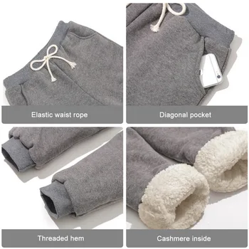 Ponios Žiemos Plius Aksomo Sweatpants Prarasti Šilumą Sutirštės Ėriukų Pražysti Ziajać 2020 Mados Šiltas Ziajać Sleepwear Komfortą Kelnės