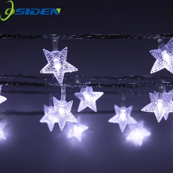 OSIDEN baterija Styginių Šviesos Varinės Vielos gėlių Žvaigždė Užuolaidų LED Pasakų Šviesos 2m 10m Vestuvių papuošalai Kalėdų Šviesos Lempos