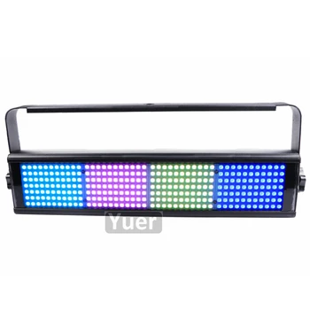 Naujas 308Pcs LED RGB 3IN1 Etape Strobe Šviesos DMX512 1-25Hz Stroboskopinio DJ Disco Šviesos Šalis, KTV Baras Strobe Etapo Poveikį Apšvietimas