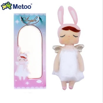 Naujausias Metoo Lėlės, Minkšti Žaislai Mergina Kūdikių Mielas Gražus Angelas Angela Pliušinis Minkštas Rabbit Gyvūnai Vaikams Mergaitės Gimtadienio Dovana