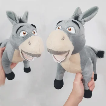 30 CM Anime Šrekas Donkey Pliušiniai Žaislai Lėlės Peluche Animacinių filmų Donkey Minkštas Įdaryti Gyvūnams, Žaislai Moterims, Vaikams, Dovana, Namų, Automobilių, Sofa-Dekoras