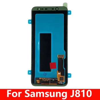 Super AMOLED skystųjų kristalų (LCD Samsung J8 2018 J810 J810FN SM-J810 LCD Ekranas Jutiklinis Ekranas skaitmeninis keitiklis Asamblėjos Pakeitimo