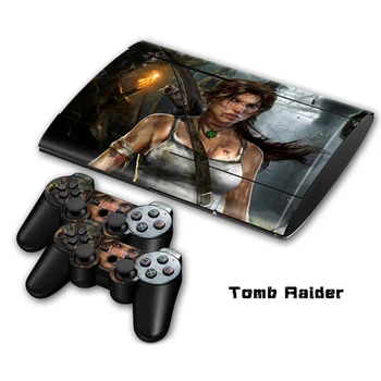 Odos Lipdukas, Decal PS3 Slim 4000 PlayStation 3 Konsolės ir Valdikliai, Skirti PS3 Slim 4000 Odos, Vinilo Lipdukas - Tomb Raider