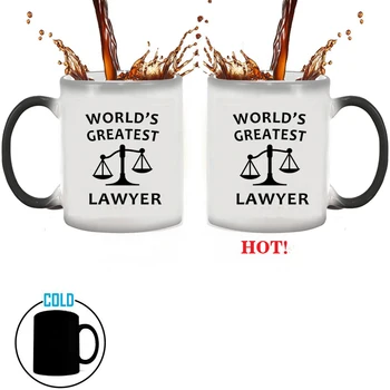 Pasaulyje didžiausias advokato puodelis 11oz keramikos juokinga teisėjas advokato dovana puodelis papa tėvas, mama mama, dovana puodelis