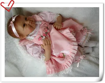 NPK Naują Atvykimo 55CM aukštos kokybės magnetinių žindukas Realus Rankų darbo Baby Doll Gyvas Mergaičių Gražių Silikono Atgimsta bebes Lėlės