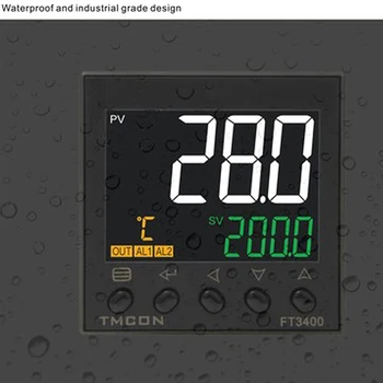 FT3415 LCD Protingas Pid Temperatūros Kontrolės Metrų E5CC Temperatūros Valdiklis su RS485 Komunikacijos 4-20 ma Analoginis