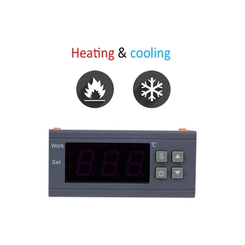 Skaitmeninis Termostatas, Elektroninis Temperatūros Kontrolės 95-Jungiklis 250V thermoregulator NTC Jutiklis -50~110℃ Šildymo Aušinimo Con
