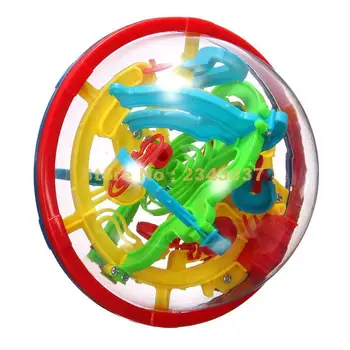 3d magija intelektas labirintas kamuolys, vaikams, vaikų balansas logika gebėjimas 100 lygių puzzle žaidimas, mokymo priemonės 12x12x12cm Žaislas