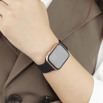Solo Kilpos Diržas, Apple watch band 44mm 40mm correa iWatch juostų 38mm 42mm diržo silikono watchband apyrankė serijos 6 5 4 3
