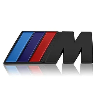 Emblema Adhesivo M Para Maletero Suderinama Con Bmw Negro