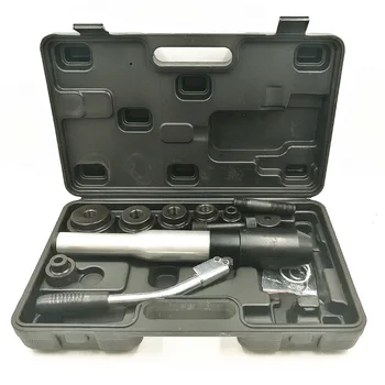 Hidrauliniai rankiniai skylių iškirtimo įrankis su 22.5-61.5 mm 3,5 mm lengvas lapas TP-8C Minkšto plieno plokštelės aliuminio lydinio, gręžimo įrankiai