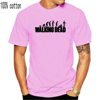 The Walking Dead Marškinėliai Žmogaus Raida, T-Shirt Vyrai vyrai Unisex Tee Drabužių trumpomis Rankovėmis, TWD Marškinėlius