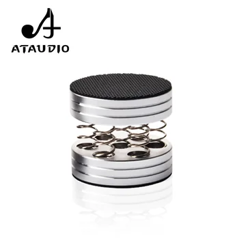 4PCS ATAUDIO aliuminio lydinio šoko šuoliai pavasario slopinimas trinkelėmis HIFI garso Stovas Kojų garsiakalbis smaigalys, garso CD, stiprintuvas pėdos padas