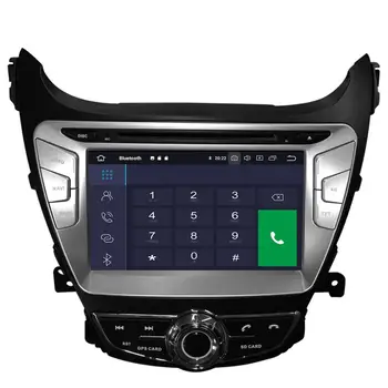 Android10.0 4G+64GB Automobilių GPS DVD Grotuvas, Multimedia Radijas Hyundai Elantra/Avante/I35 2011-2013 GPS Navigacija radijo headunit