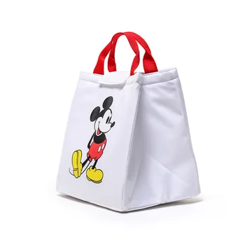Naujas Disney Mickey animacinių filmų mielas pietūs maišą didelės talpos aliuminio folija izoliacija maišelį iškylą pietūs lauke pietūs maišą