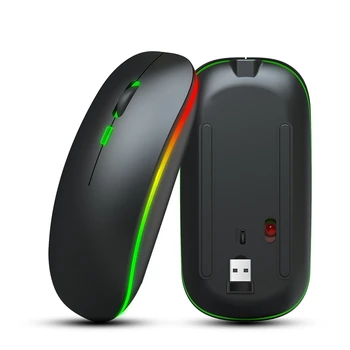 M40-Ultra Plonas Belaidės Pelės 2.4 G Įkrovimo Silent Wireless Mouse Ergonomiškas Dizainas 1600 DPI Darbo