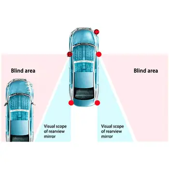 Automobilių aklojoje Veidrodžių Radarų Aptikimo Sistema BSM Mikrobangų nematymo Stebėjimo Asistentas Automobilių Vairavimo Saugumui, Automobilių Reikmenys