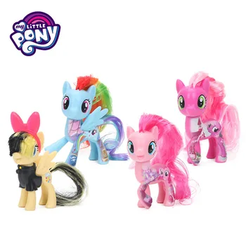 Originalus prekių Mano Mažai Pony Žaislai, Draugystė, Magic Rainbow Pinkie Modelis Žaislas Mažai Kūdikio Gimtadienio Dovana Mergina Bonecas