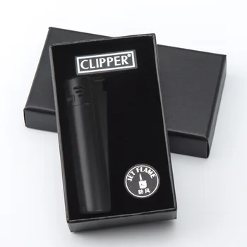Naujas CLIPPER Retro Degiklio Vamzdžio Lengvesnis Metalas, su Akmenukais Nemokamai Gaisro Lengvesni Butano Daugkartiniai Dujų Degiklio Cigarečių, Cigarų Dalykėlių Vyrams
