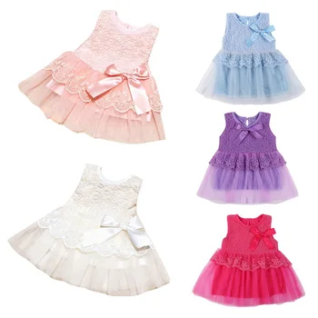WEIXINBUY 2vnt Vasaros Baby Girl Drabužių Rinkiniai marškinėliai Kūdikiams+Tiulio Sijonas Kostiumai Šalis Princess Gimtadienio Vestidos Mergaitės Suknelė