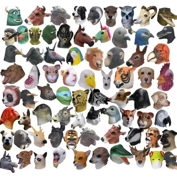 Nauja kolekcija iš įvairių Gyvūnų, Arklių, Avių, Kiaulių, Gyvatės, Beždžionės Kaukė