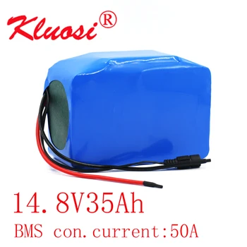 KLUOSI 4S10P 16.8 V 35Ah 600Watt 14.4 V, 14.8 V Ličio Baterija, su 50A BMS dėl Inverterio 