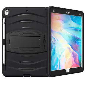 Šarvai atsparus smūgiams Tablet Case For iPad Pro 10.5 2017/iPad 3 Oro 10.5 2019 Atveju Sunkiųjų Apsaugos Patikima Muito Rašiklis, dėklas Stovas Atveju