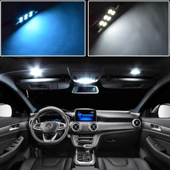 9x Canbus Klaidų, LED Interjero Šviesos Rinkinio Pakuotės 2012-2019 Toyota Yaris Automobilių Reikmenys Žemėlapis Dome Kamieno Licencijos Šviesos