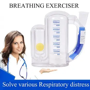 2020 Naują Atvykimo Naujas Kvėpavimas Treneris Trijų Metrų kamuolys Spirometrijos Treneris Plaučių Funkcija Exerciser Treniruotės Įranga Namų