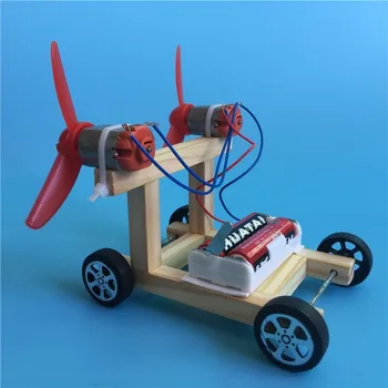 Kūrybinės Technologijos Gizmo Mediniai Galvosūkiai Dvigubo Sraigto Vėjo Elektrinių Transporto Priemonės, Žaislai Popular Science 