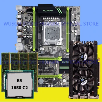 HUANAN ZHI X79 motininė plokštė PROCESORIUS operatyvinė atmintis (RAM vaizdo plokštė rinkinys su M. 2 Xeon E5 1650 C2 3.2 GHz RAM 32G(4*8G) 1600 RECC GTX760 4GD5 Vaizdo plokštė