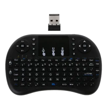 I8 2.4 G Mini Klaviatūra, Belaidžio ryšio Smart Nuotolinio Valdymo pultas su ličio baterija, mokantys Įvairių užsienio Kalbų pasirinkimas