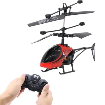 Mini RC Drone, Nuotolinio Valdymo Infraraudonųjų spindulių Sraigtasparnis Lauko Žaislus Vaikams Anti-rudenį Dvejopo naudojimo Orlaivio Modelį, Vaikai Berniukai Dovana