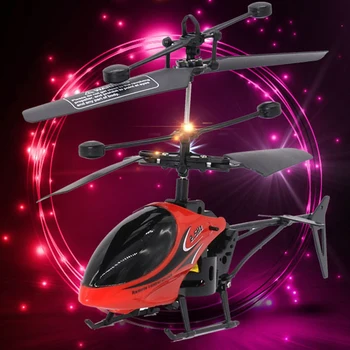 Mini RC Drone, Nuotolinio Valdymo Infraraudonųjų spindulių Sraigtasparnis Lauko Žaislus Vaikams Anti-rudenį Dvejopo naudojimo Orlaivio Modelį, Vaikai Berniukai Dovana