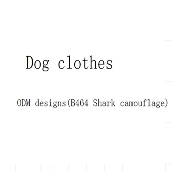 Šunų drabužius Ryklys kamufliažas stiliaus (klientas sukurta), B464