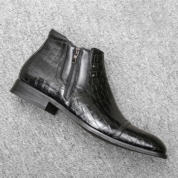 40-46 žieminiai batai vyrams neslidus Patogus 2020 šiltas vyrų žiemos batai #KD5283C1