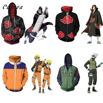 Anime Naruto drabužius Naruto minato kunai Cosplay hoodie Palaidinukė sakura haruno Kostiumas Puloveris Mens Naruto drabužių striukė