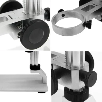 Aliuminio Lydinys Stovo Nešiojamų Aukštyn ir Žemyn Reguliuojama Rankinis Fokusavimas Skaitmeninis USB Elektroninis Mikroskopas su Laikikliu