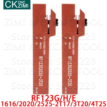 RF123 G H E 1616 2020 2525 - 2T17 3T20 4T25 Tekinimo įrankis drožimo turėtojas CNC tekinimo staklių įrankių laikiklis staklių laikiklis N123 G H E 2