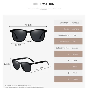 Nauja stiliaus vyriški poliarizuoti akiniai nuo saulės Europos ir Amerikos retro akiniai nuo saulės, lauko UV apsauga gatvės akiniai nuo saulės AE0913
